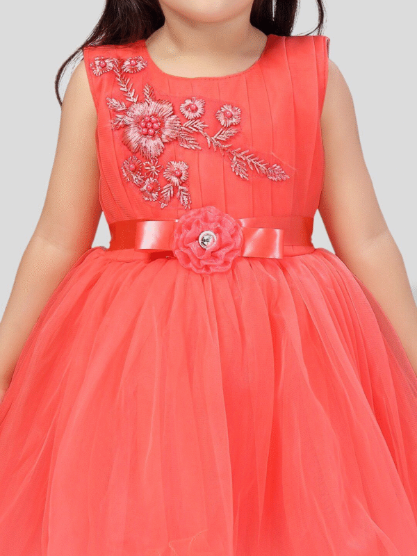PM Girls Party Wear Frock - Image 5