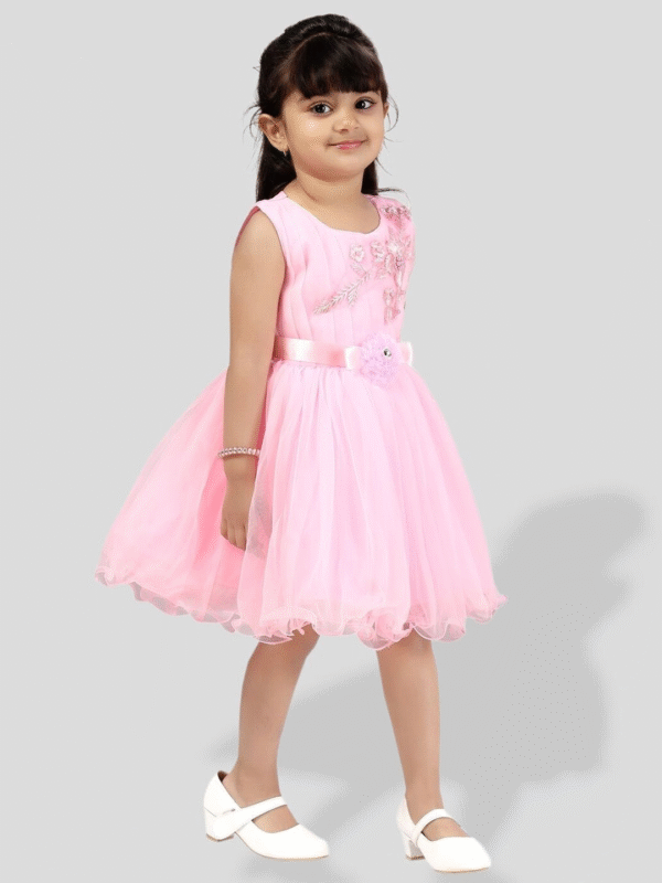 PM Girls Party Wear Frock - Image 4