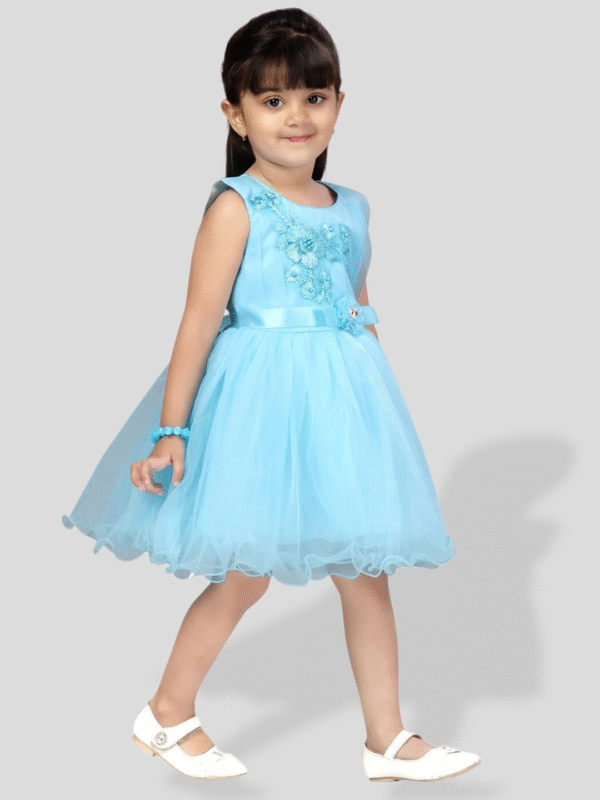 PM Girls Party Wear Frock - Image 4