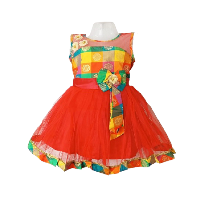 PM Girls Party Wear Frock - Image 3