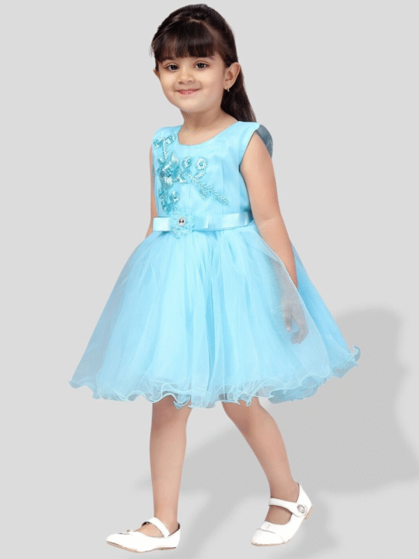 PM Girls Party Wear Frock - Image 3