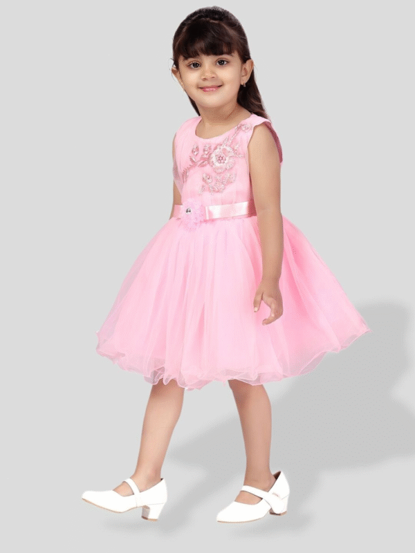 PM Girls Party Wear Frock - Image 3